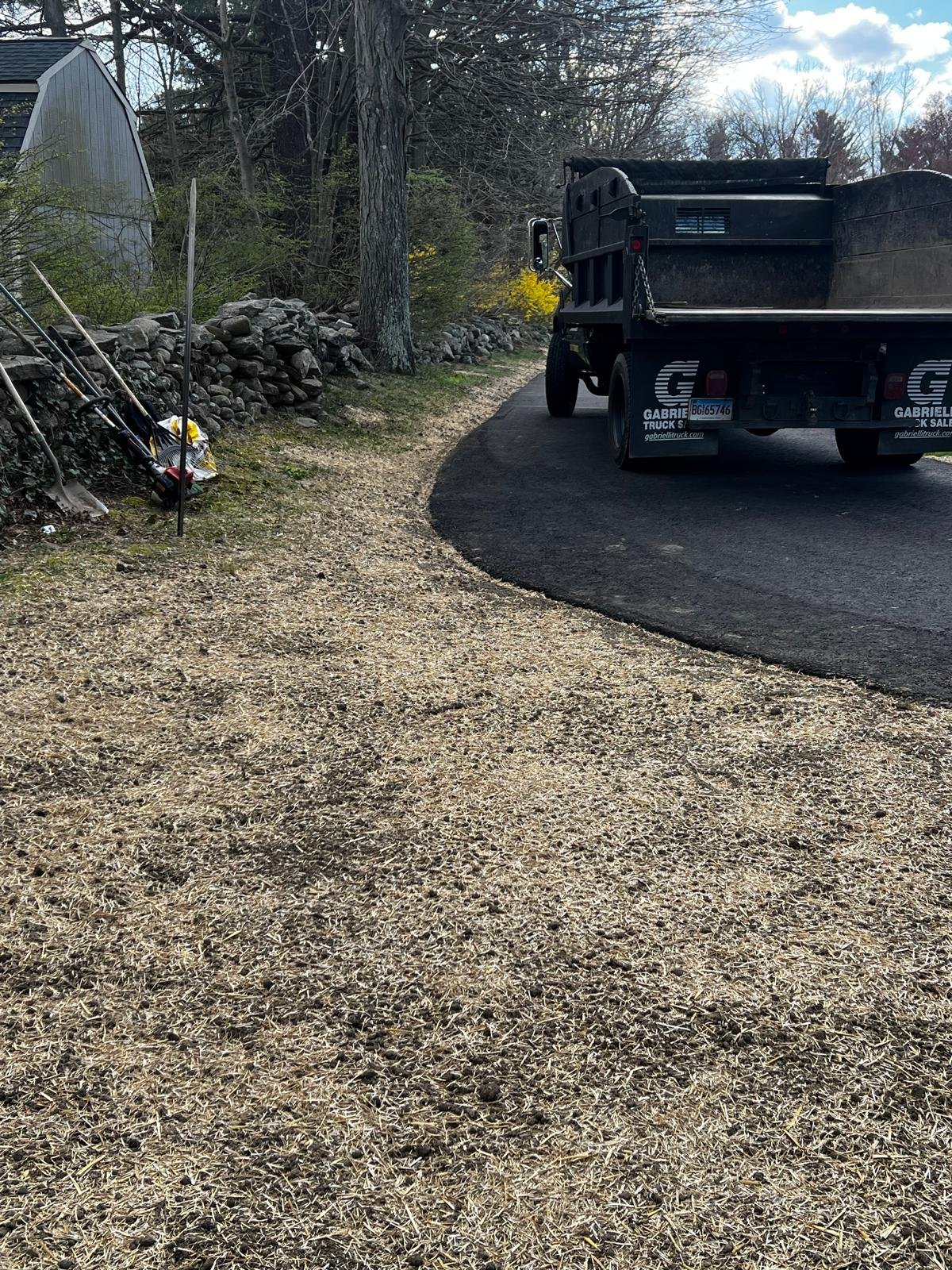 Soil installation and ground preparation service in Connecticut by M&G Landscaping & Lawn Care LLC for residential landscaping projects.