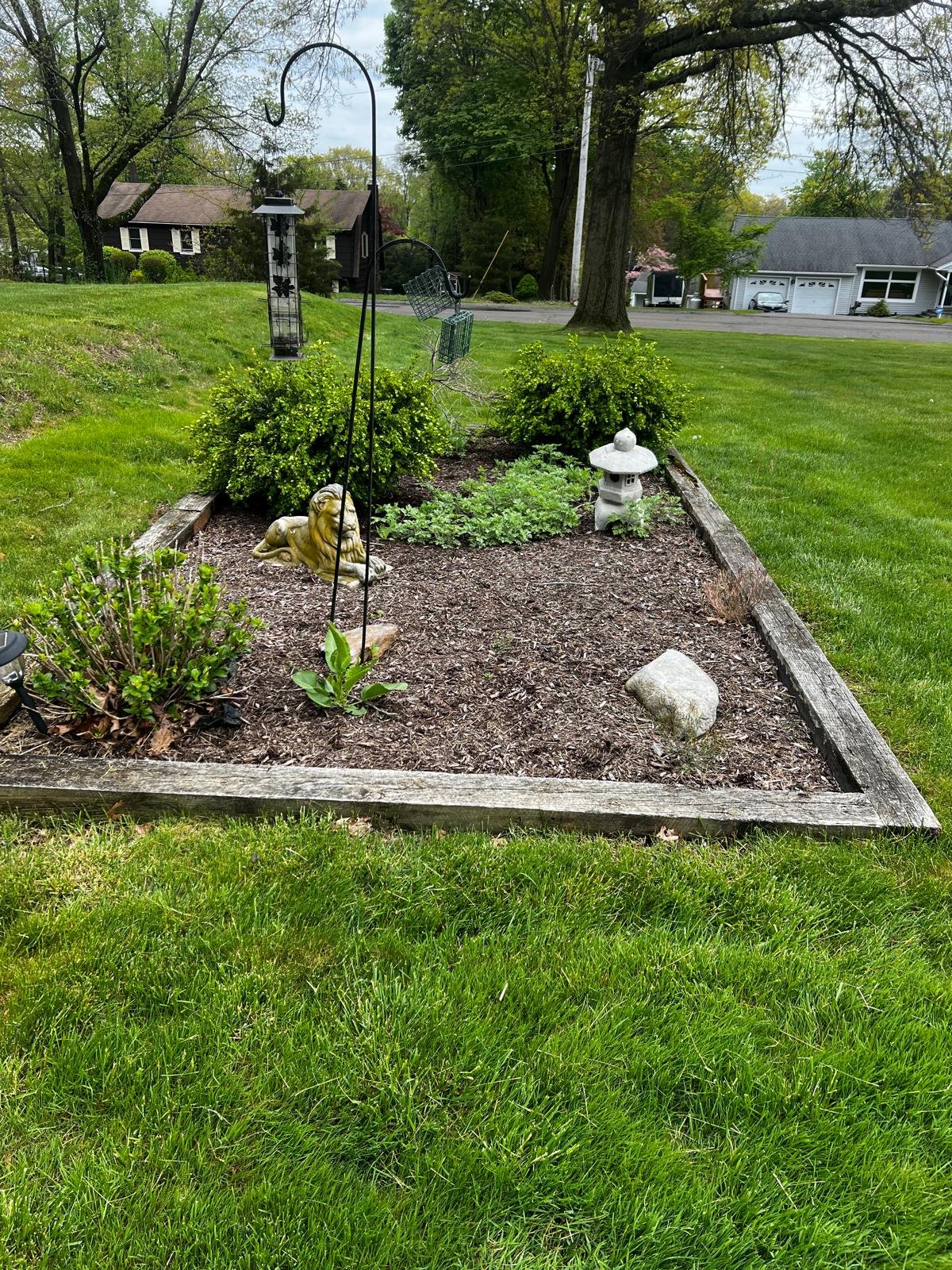 Mulching and planting installation service in Connecticut by M&G Landscaping & Lawn Care LLC, creating healthy and well-designed landscape beds.