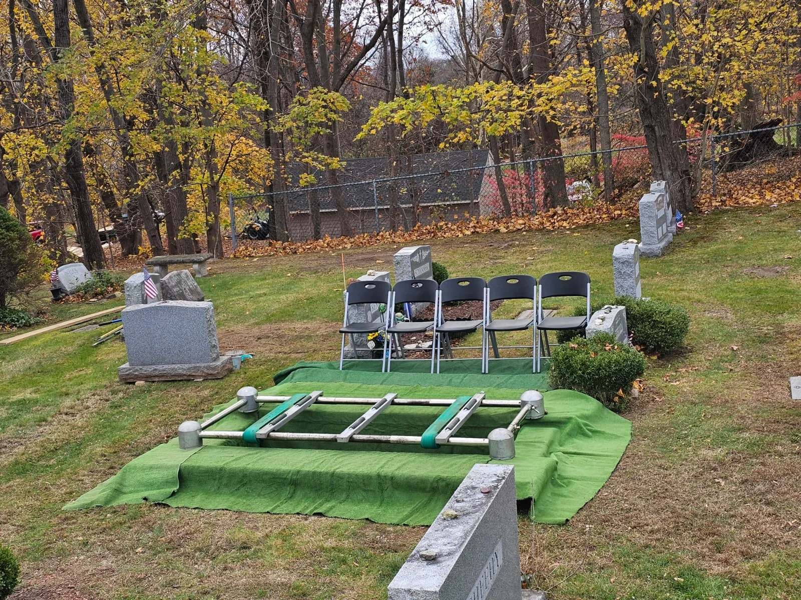 Professional burial service in Connecticut performed by M&G Landscaping & Lawn Care LLC